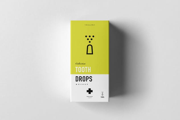 牙齿滴涂器滴瓶口腔药物包装样机模板 Tooth Drops Applicator Mock-up插图(12)