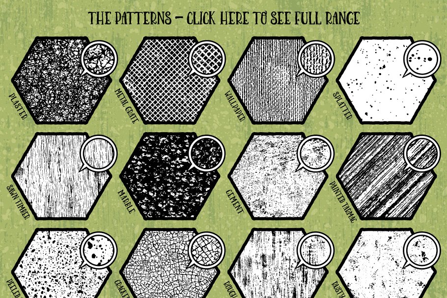 复古怀旧效果线条斑点无缝图案纹理 Tileable Texture – Repeat Patterns插图(5)