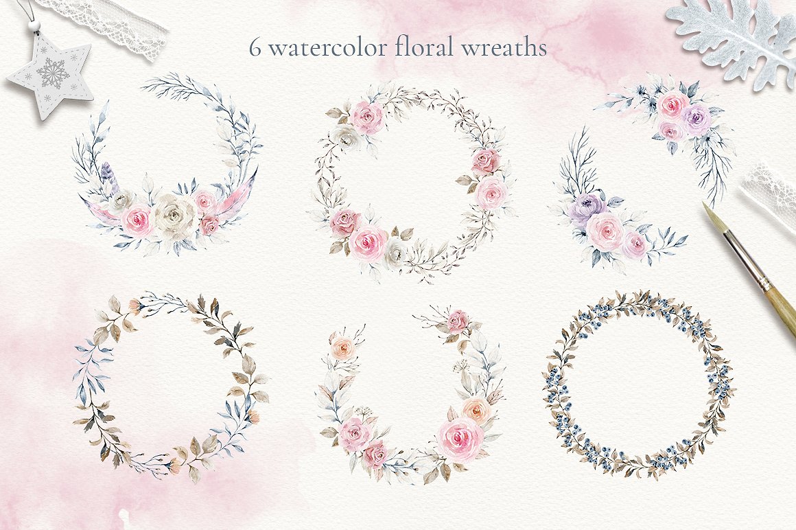 神奇和优雅的冬季森林素材合辑下载3.31GB[png,jpg,abr]插图(6)