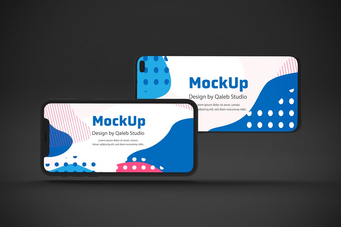 iOS&Android手机应用黑暗模式UI界面设计效果样机 Dark IOS & Android MockUp插图(6)