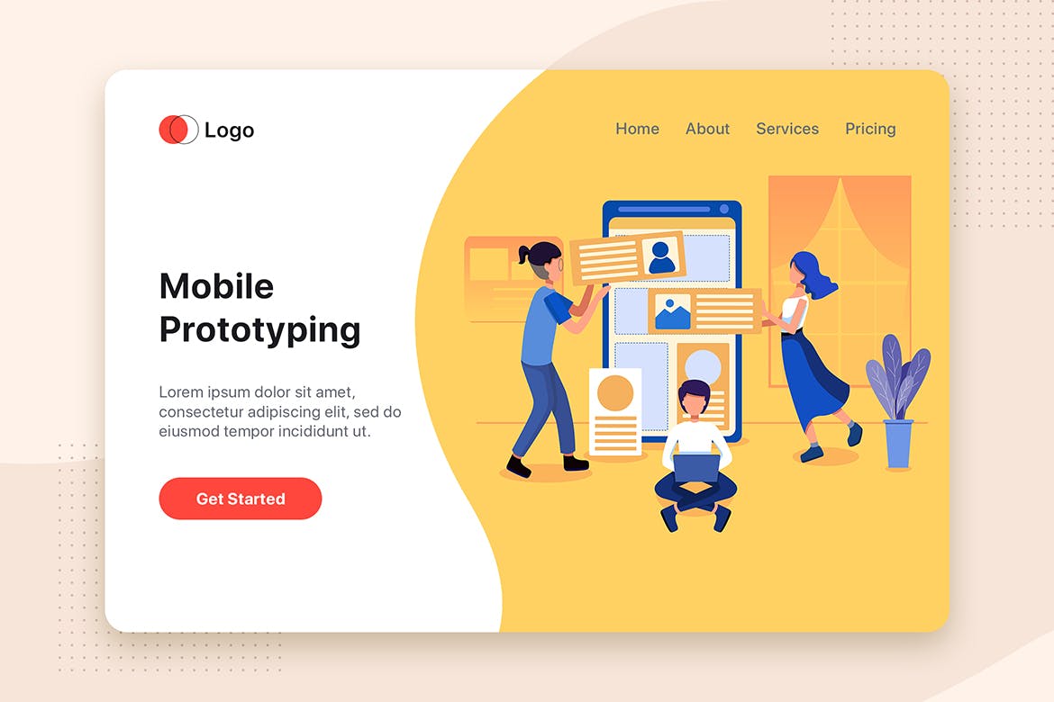 技术和开发网站设计矢量插画素材集v12 [Part 12]Technical & Development Illustrations Set插图(1)