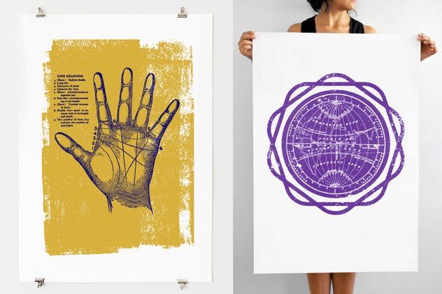 30个复古怀旧风格纹理素材包 Vintage Textures Pack插图(11)