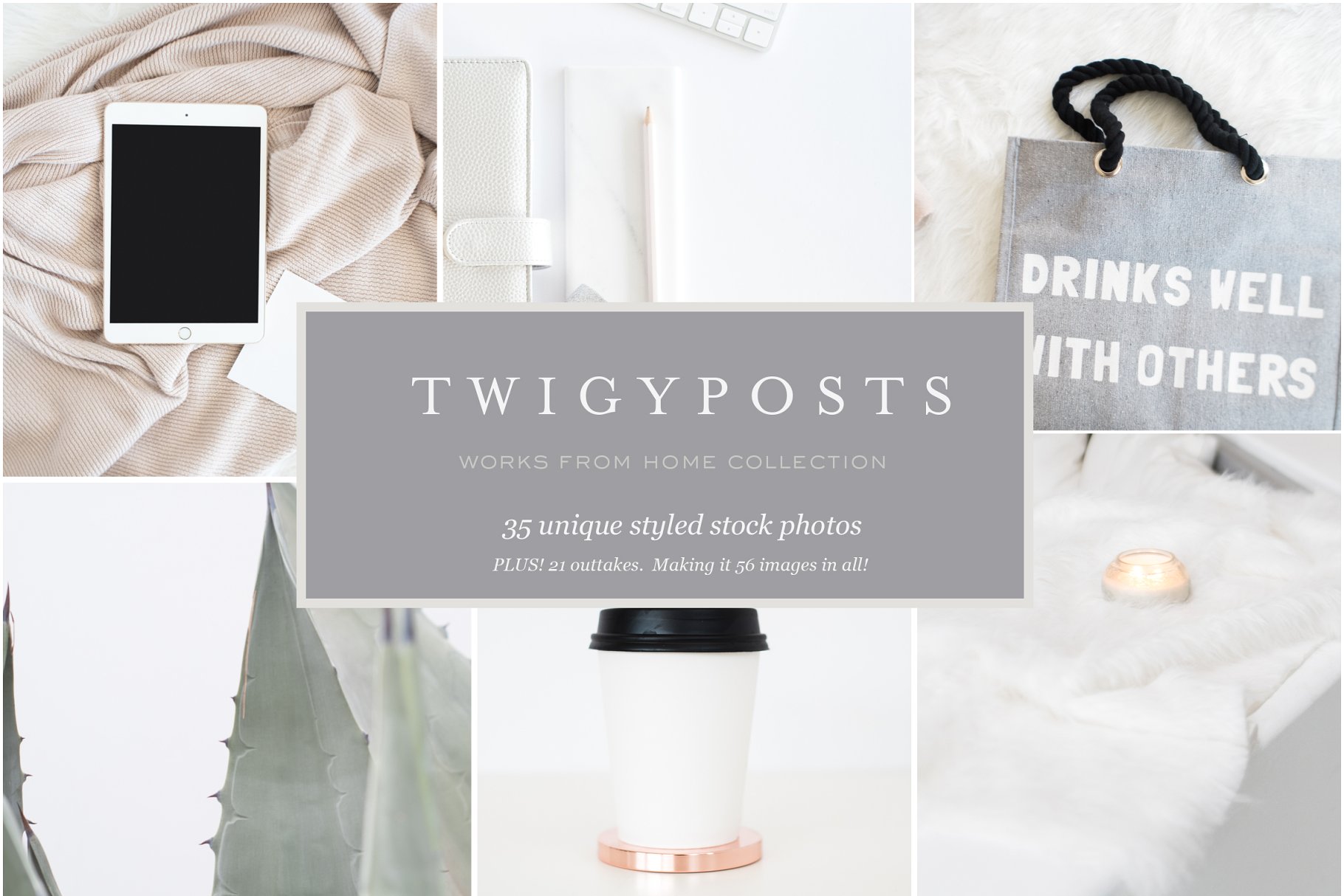 SOHO在家办公场景样机 Stock Photos | Works from Home插图