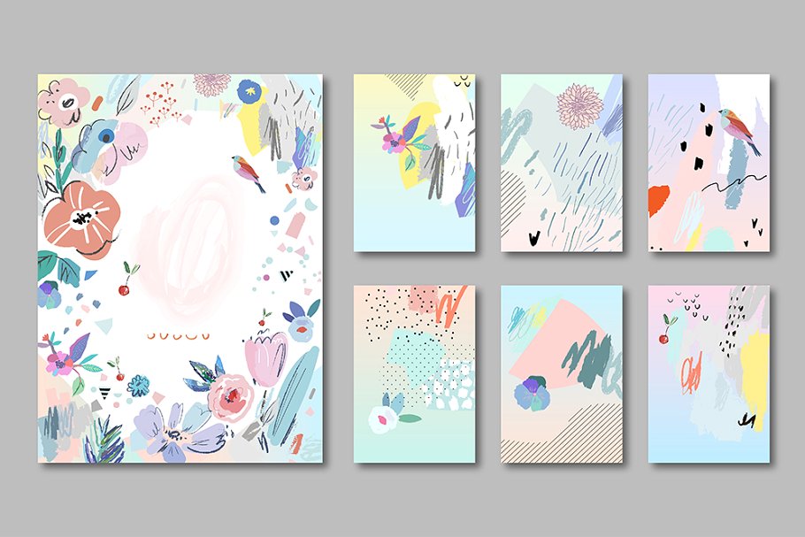 手绘花卉剪贴画第二弹 FlorART part 2插图(4)