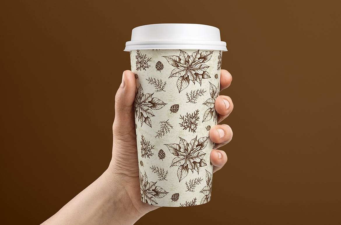 圣诞主题复古设计风格素材包[元素/背景/无缝纹理] Merry Christmas Vintage Design Kit插图(8)