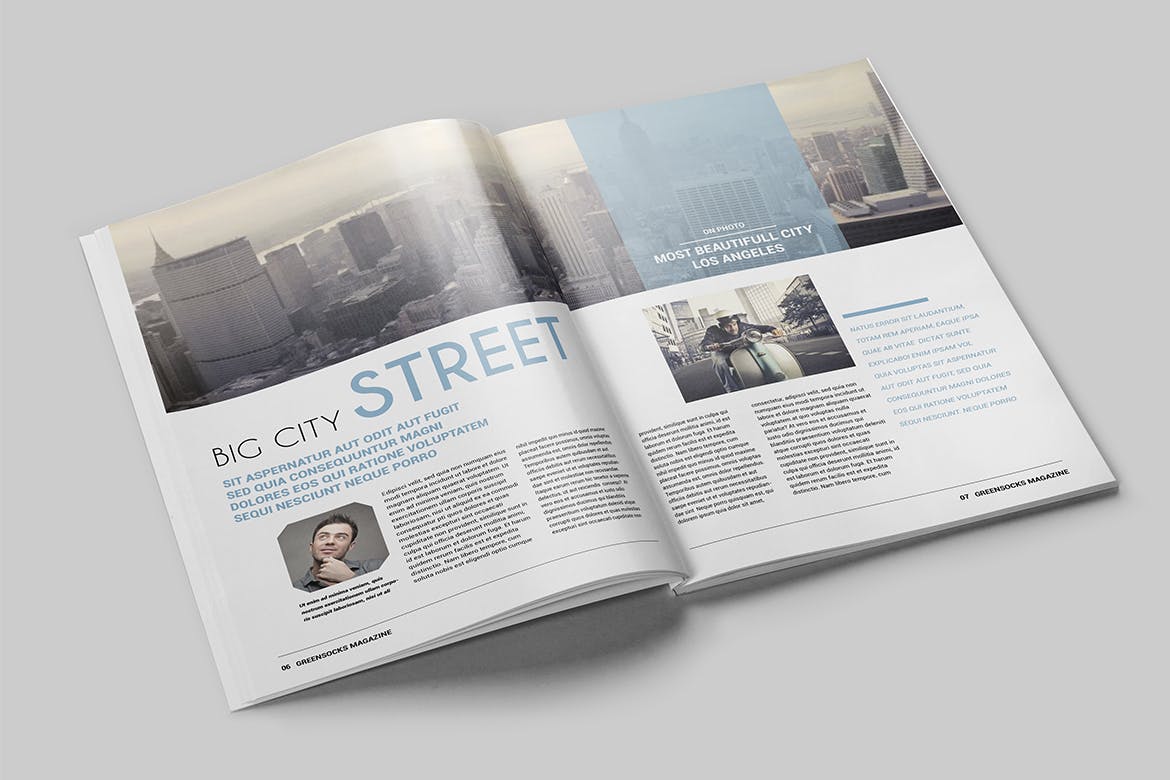 农业/自然/科学主题素材库精选杂志排版设计模板 Magazine Template插图(3)