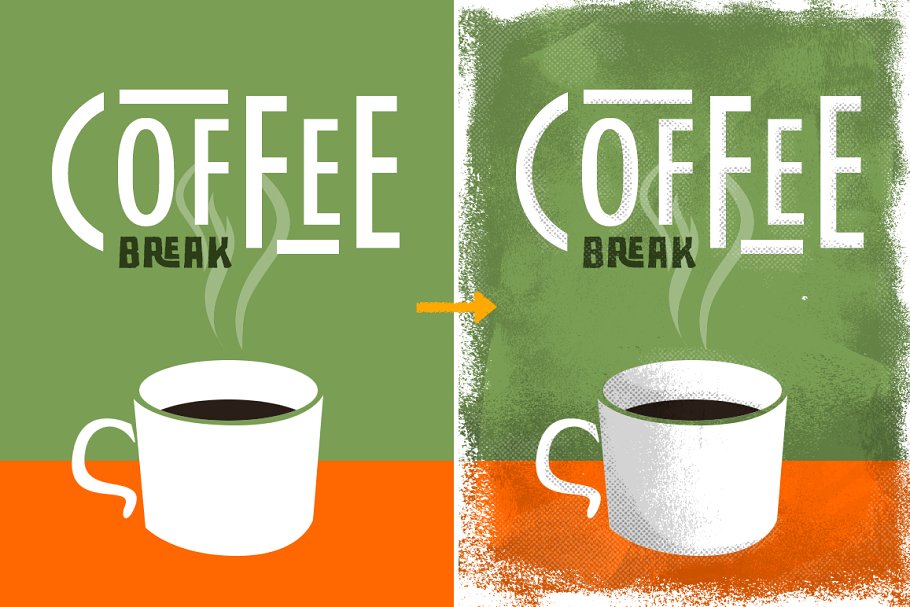 85款颗粒&半色调墨水纹理 85 Ink Textures插图(5)