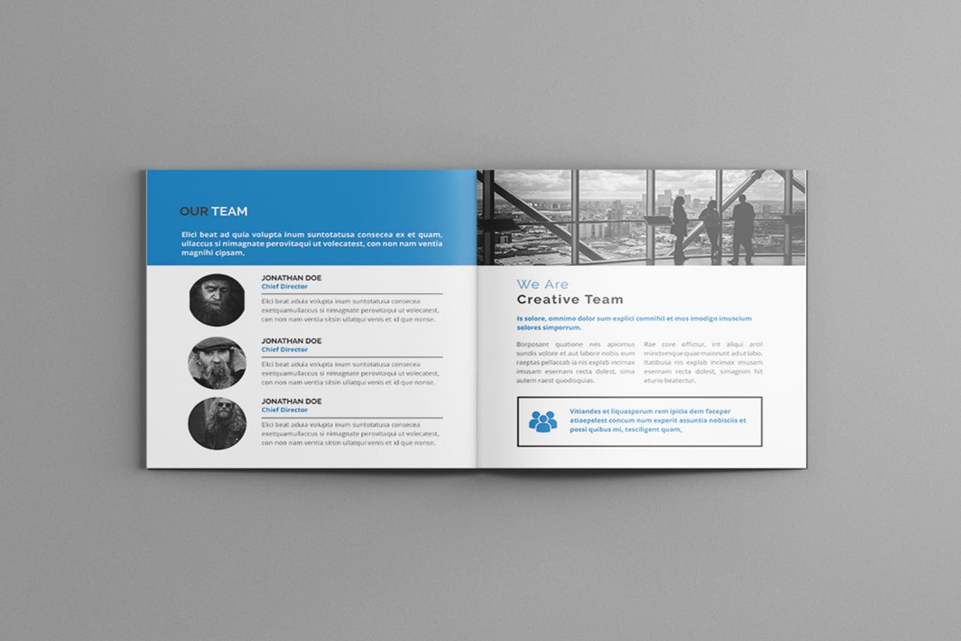 高端时尚简约商务高科技质感的画册品牌手册房地产楼书杂志书籍装帧设计模板（indd）插图(1)