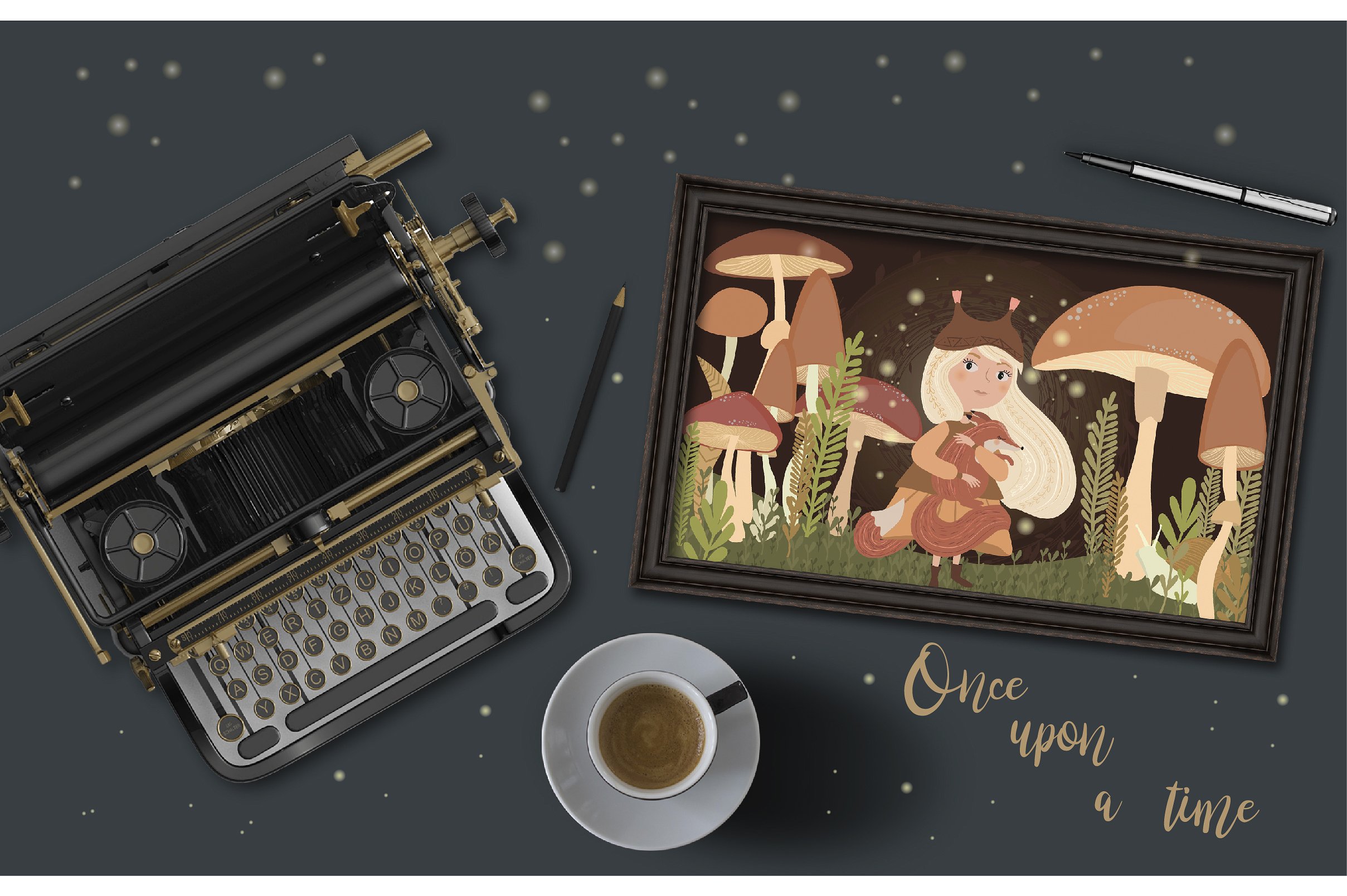 魔术森林剪贴画和卡通插图合集插图(7)