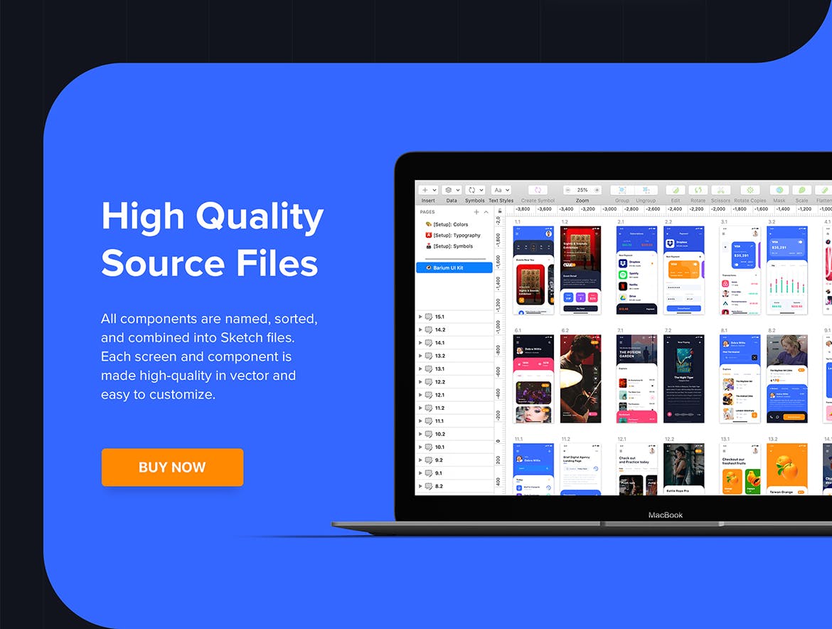 移动支付生活APP应用UI交互界面设计SKETCH模板 BARIUM – Multipurpose Card-based_SKETCH插图(4)