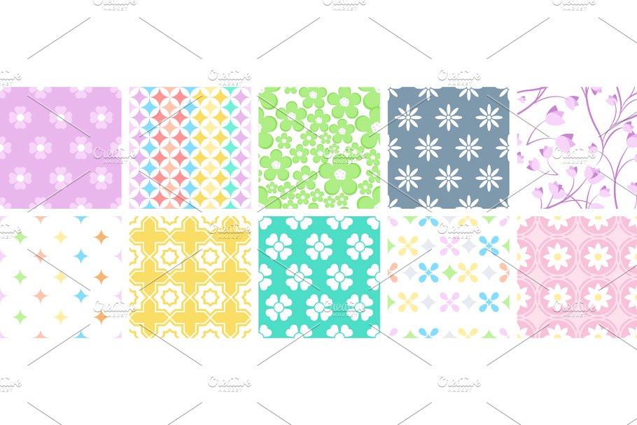 145款重复图形无缝纹理合集 145 Seamless Simple Patterns插图(9)