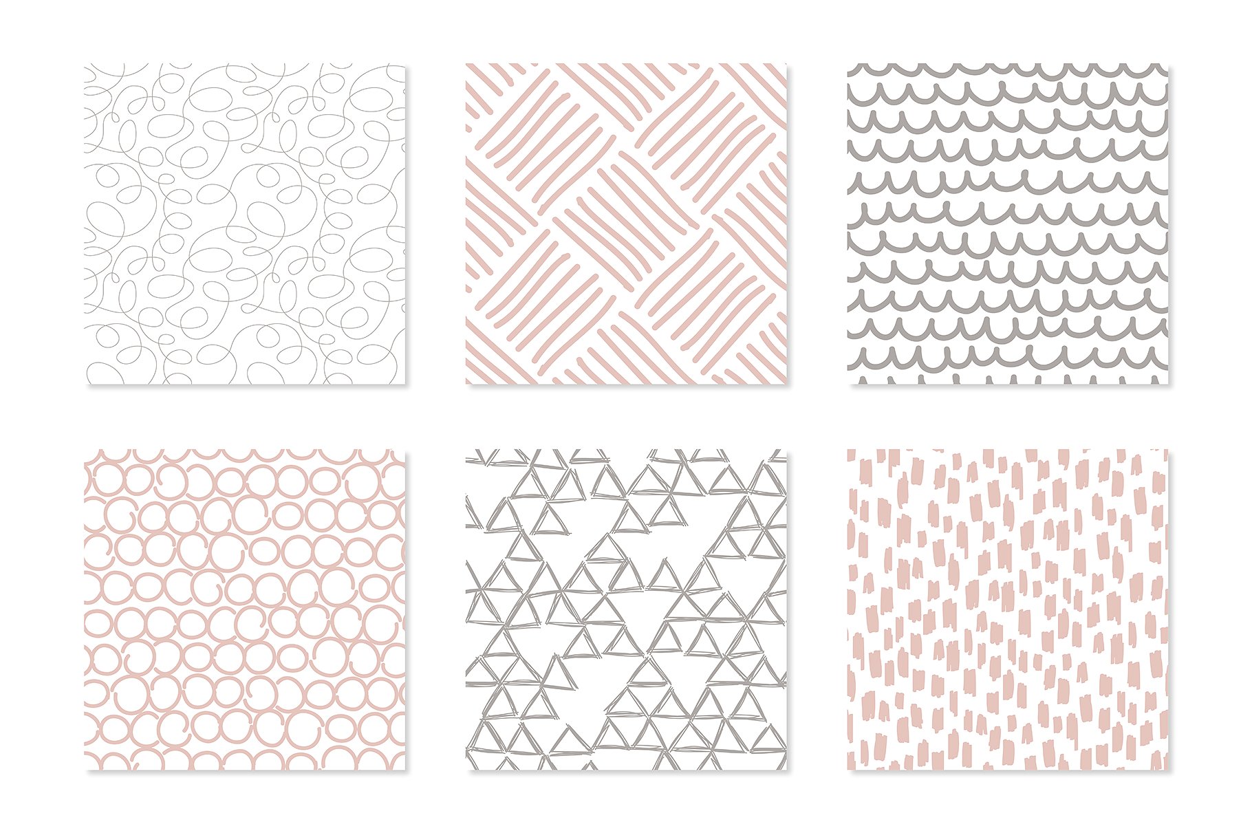 18款儿童涂鸦纹理 18 Childish Seamless Patterns插图(3)