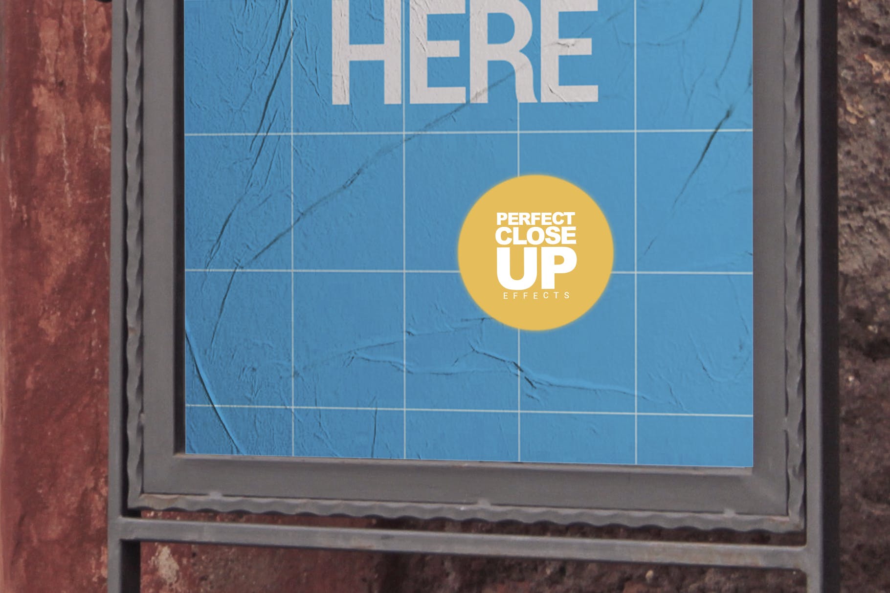 入口处海报/告示张贴效果图样机模板 Entrance Backgrounds Poster Mockup插图(8)