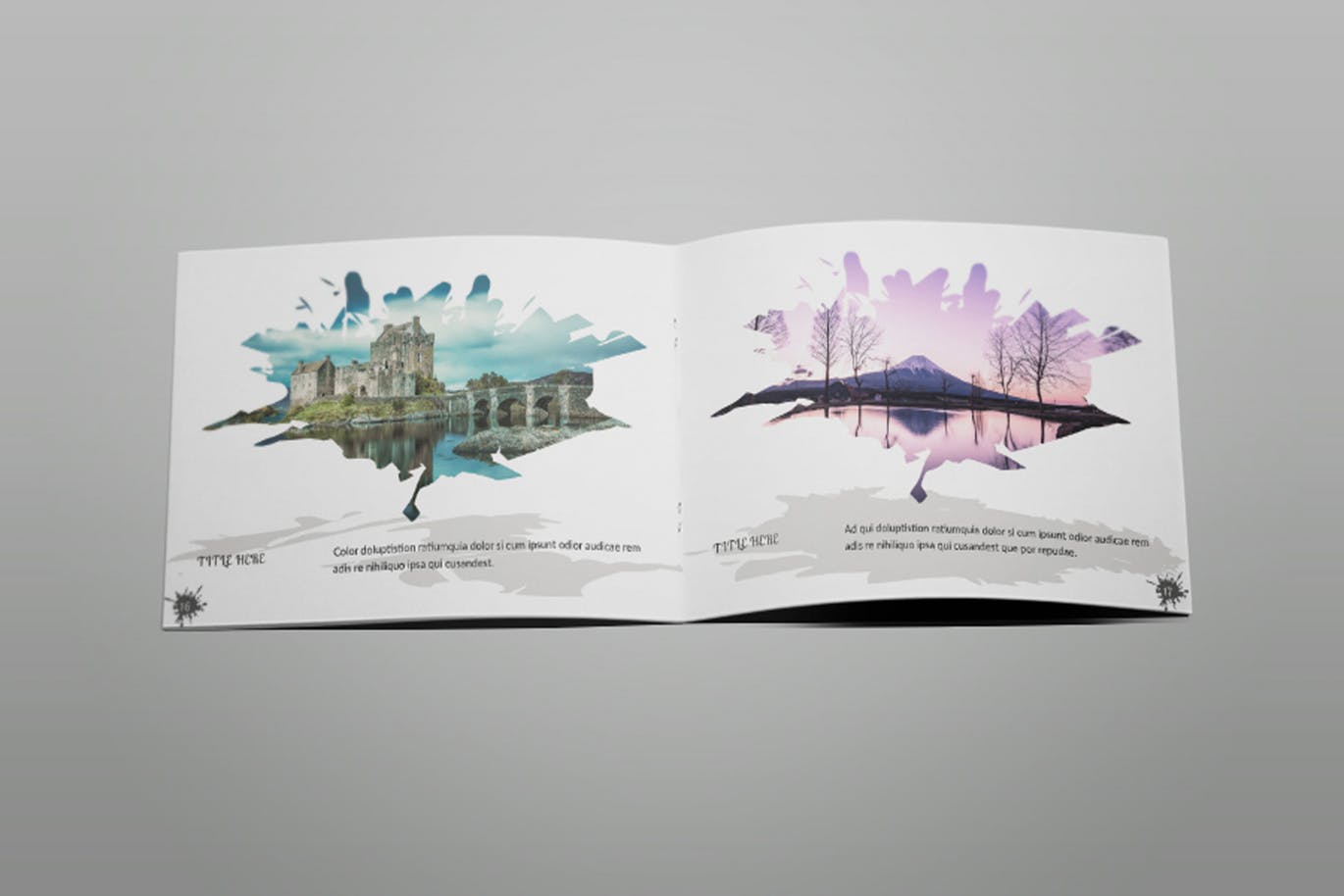 时尚简约好用的摄影画册房地产楼书品牌手册杂志设计模板（indd）插图(7)