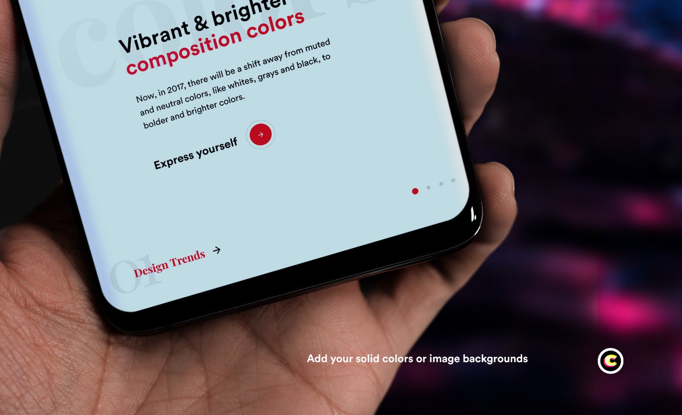 三星全面屏智能手机Galaxy S10样机 Mobile Mockups插图(2)