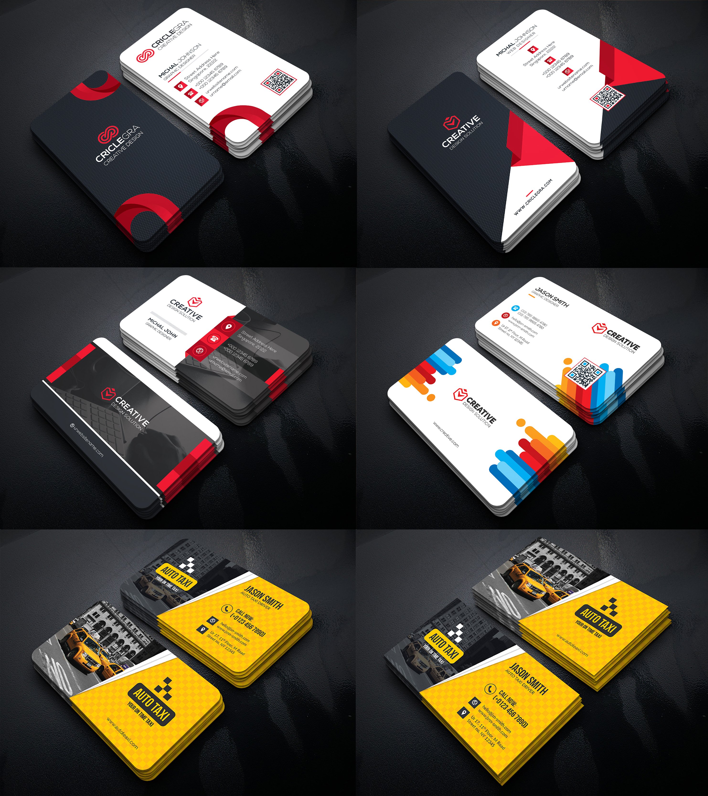 25个多用途的名片卡片邀请函设计模板插图(6)