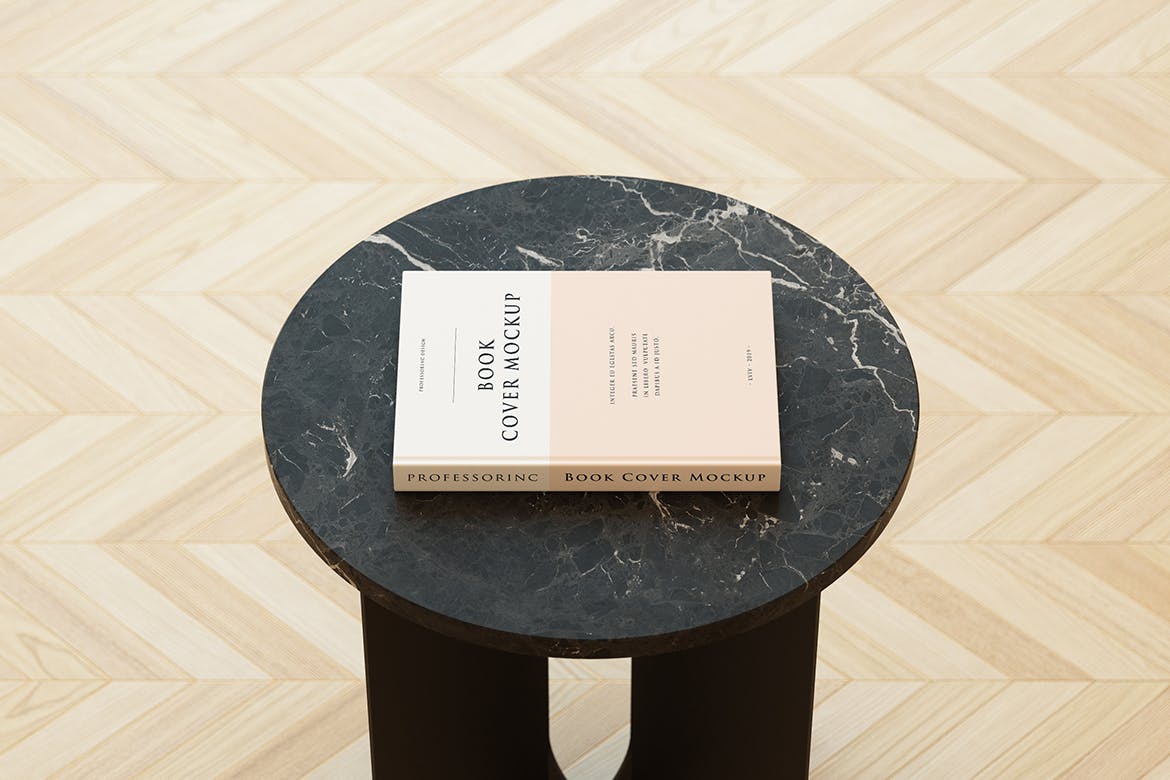 精装图书硬封设计效果图样机素材库精选 Book Cover Mockup插图(4)