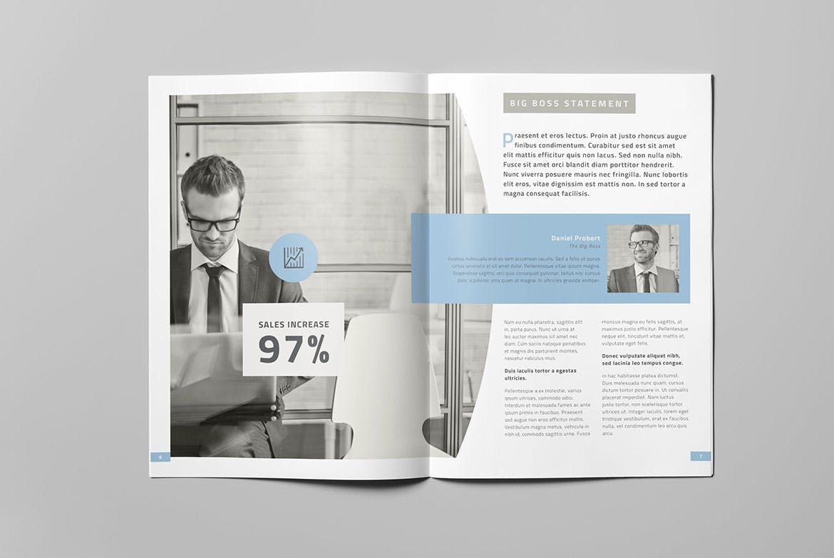 高端创意设计/广告服务公司画册设计模板v2 Corporate Brochure Vol.2插图(3)