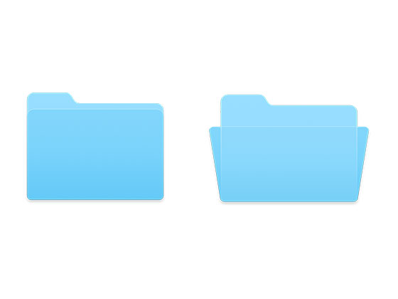 Yosemite Folders素材之家精选sketch素材