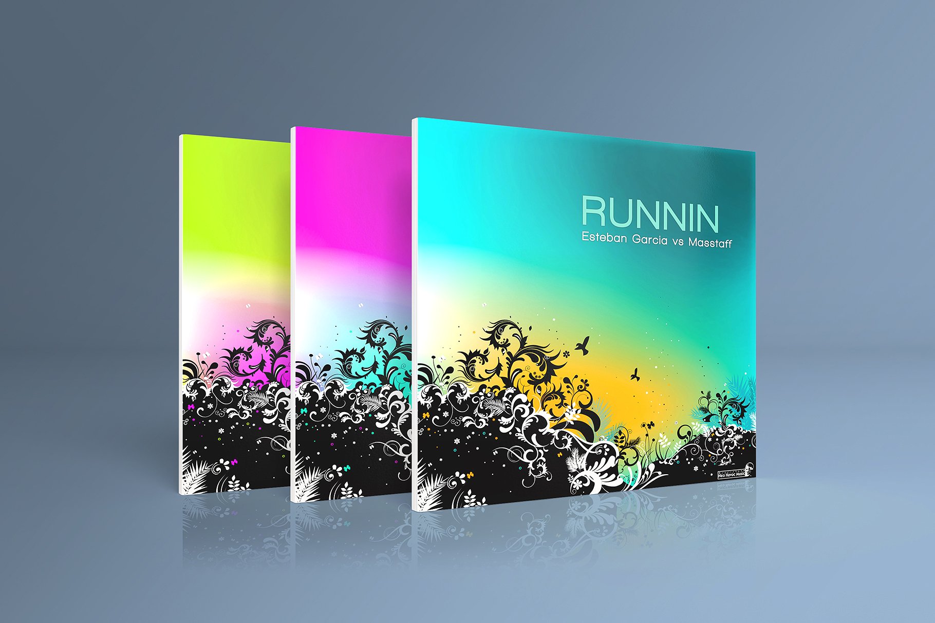 音乐CD包装及CD封面样机模板 Disc and Cases Mockups插图(8)