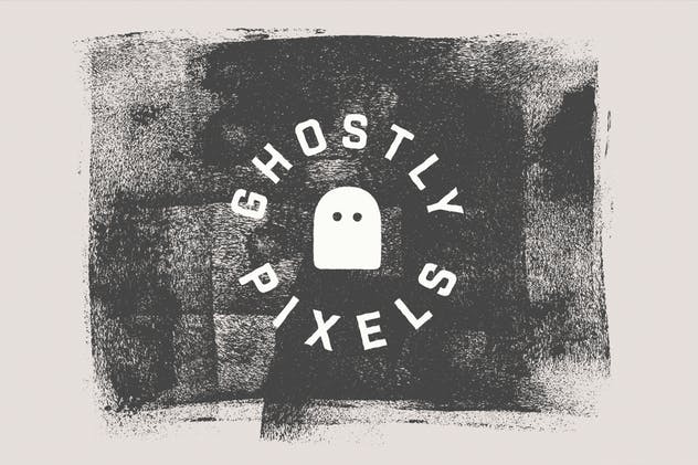 高分辨率滚墨矢量纹理复古做旧设计素材 Rolled Ink Textures插图(8)