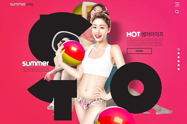 多用途夏季产品电子商务广告Banner设计模板