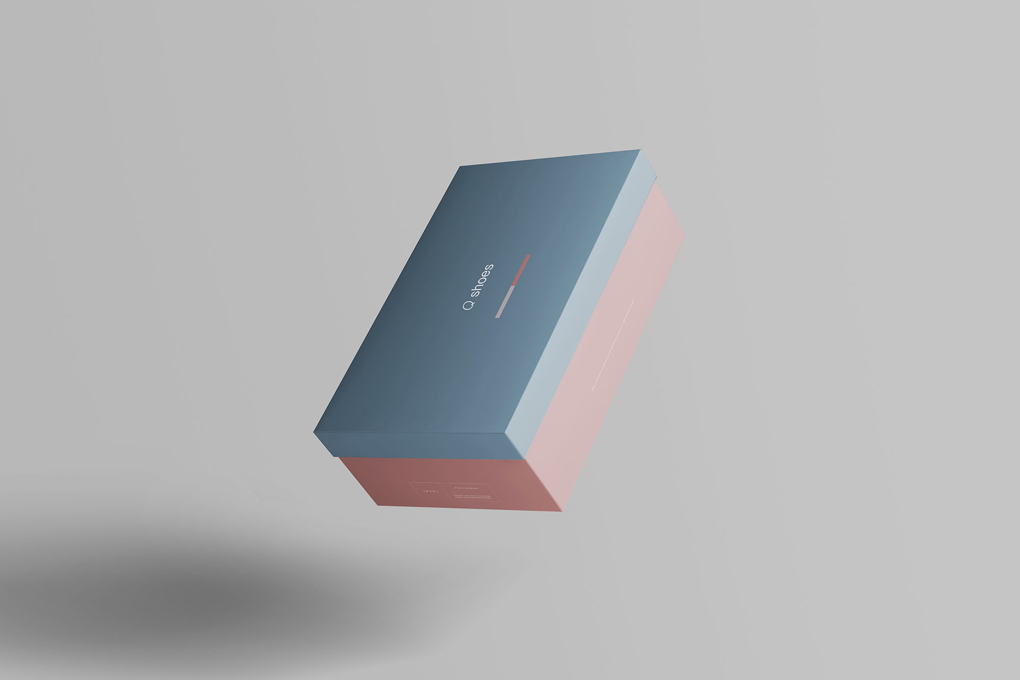 高端女鞋鞋盒外观设计图素材库精选模板 Shoe Box Mockup插图(7)