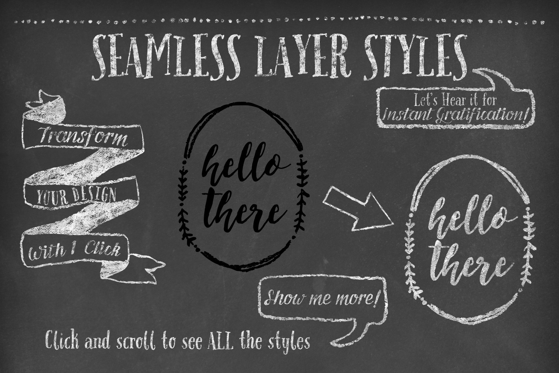 黑板粉笔画手绘设计素材包[1.47GB] The Authentic Chalkboard Bundle插图(3)