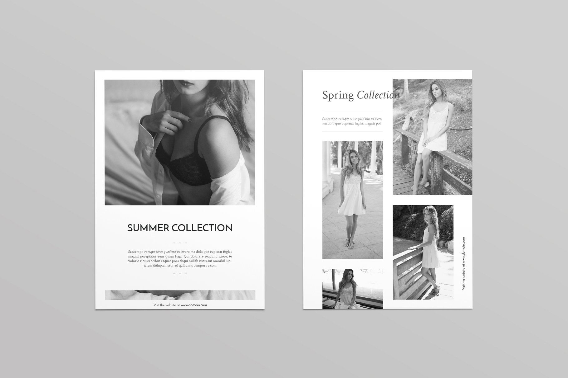 现代简约杂志宣传传单模板 Berlin Flyer Templates插图(1)