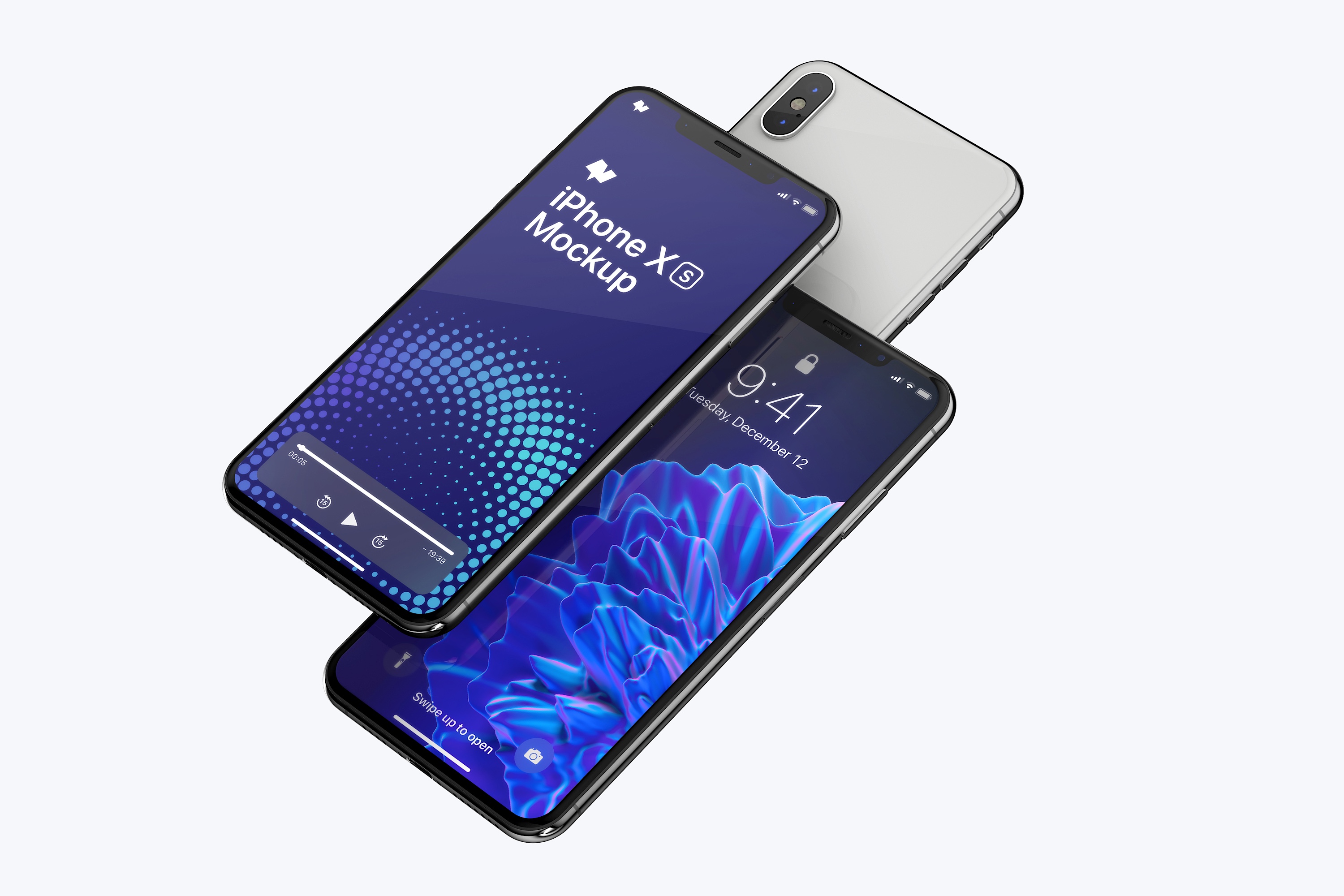 iPhone XS Max应用UI设计屏幕预览效果样机04 iPhone XS Max Mockup 04插图