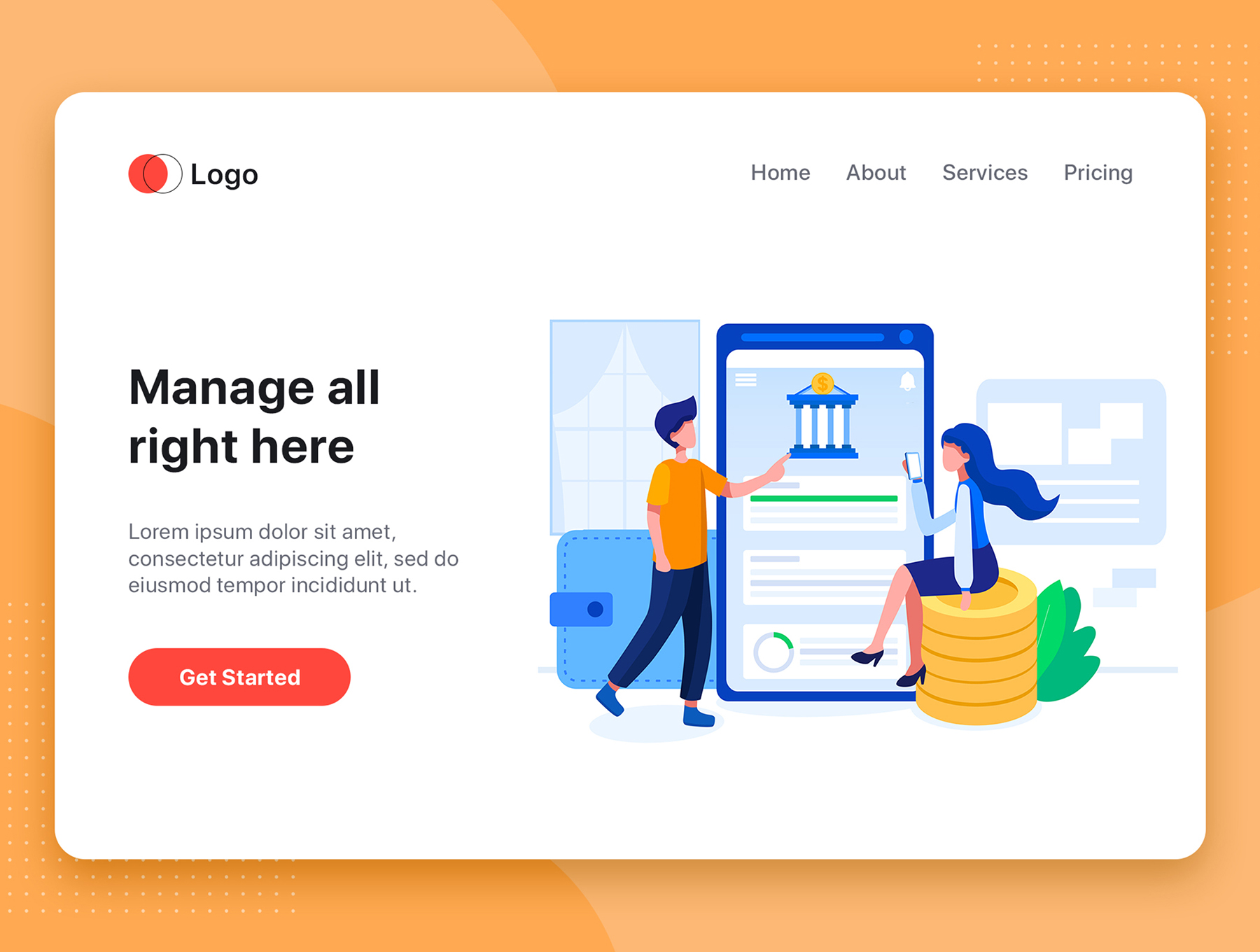 素材库下午茶:10个不同场景的Web矢量插画集插图(3)