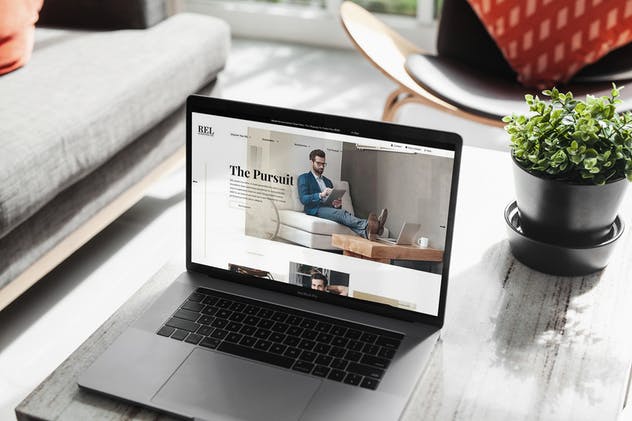 16个不同场景Mac Pro演示样机合集 MacBook Pro Responsive Mock-Up插图(2)