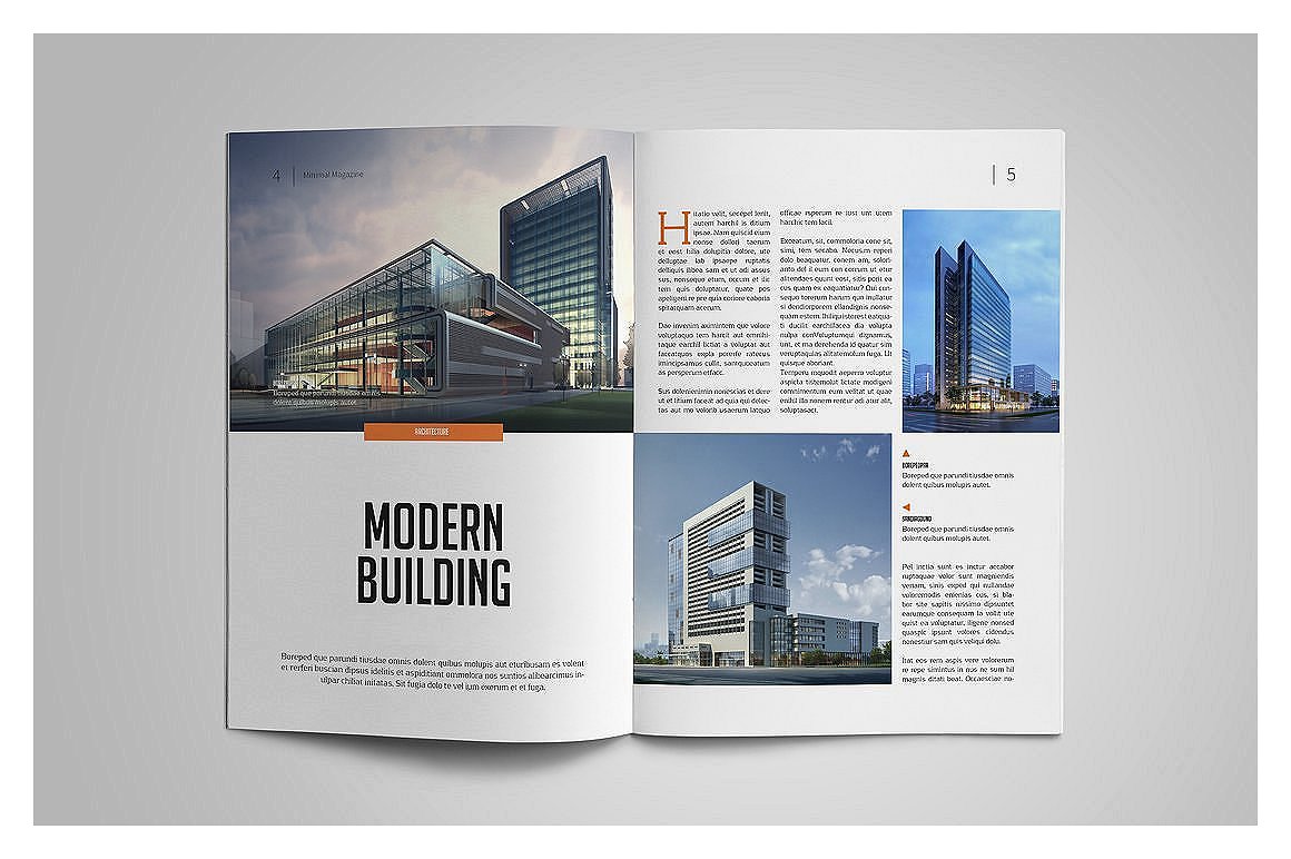 专业、整洁、现代的30页杂志画册模板插图(2)