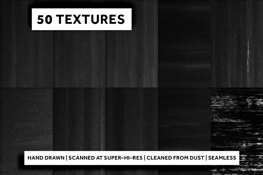 50款手工制作黑色墨水纹理 50 BLACK INK TEXTURES插图(2)