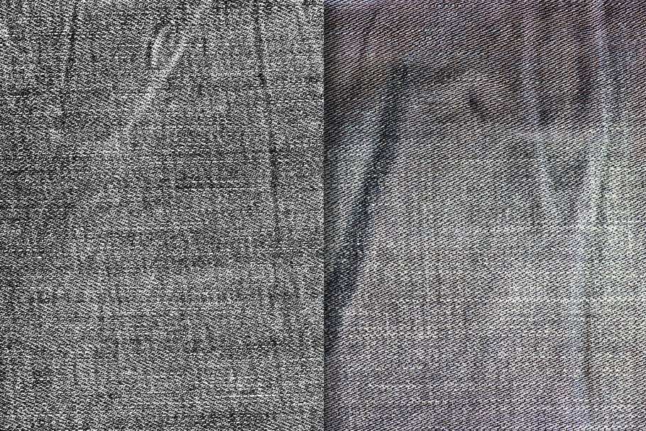 高清分辨率蓝色牛仔裤牛仔布纹理 High-Res Blue Jean Denim Textures插图(4)