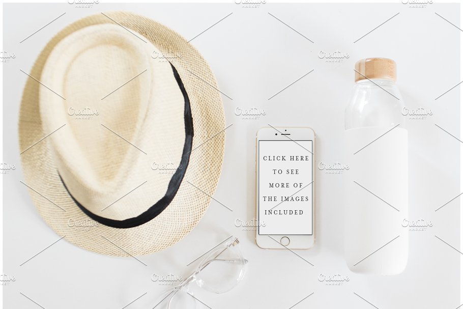 夏日风办公场景照片包  Summertime Artist Stock Photo Bundle插图(4)