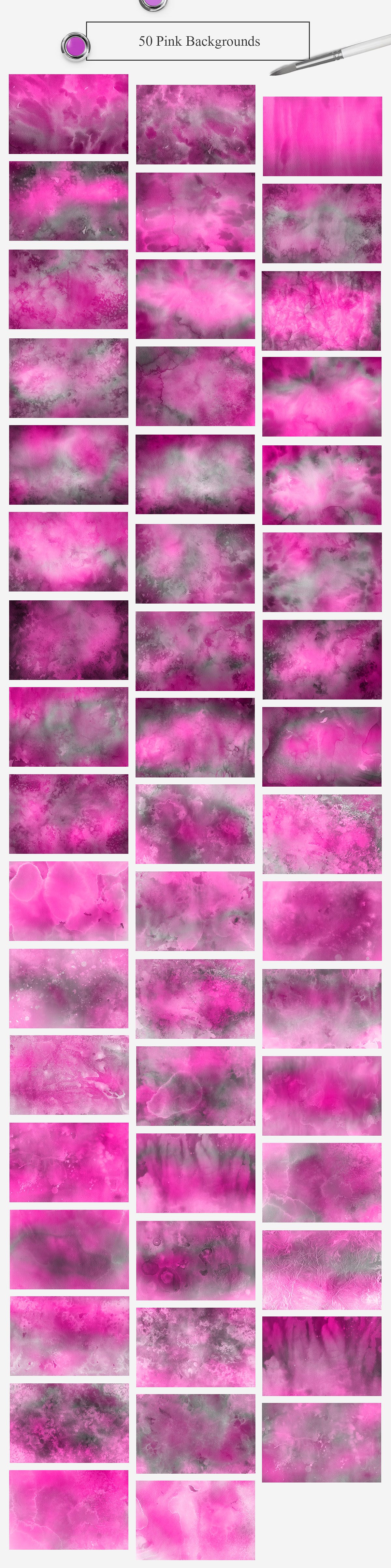 500张水彩纹理背景素材大合集3.32G[jpg]插图(12)