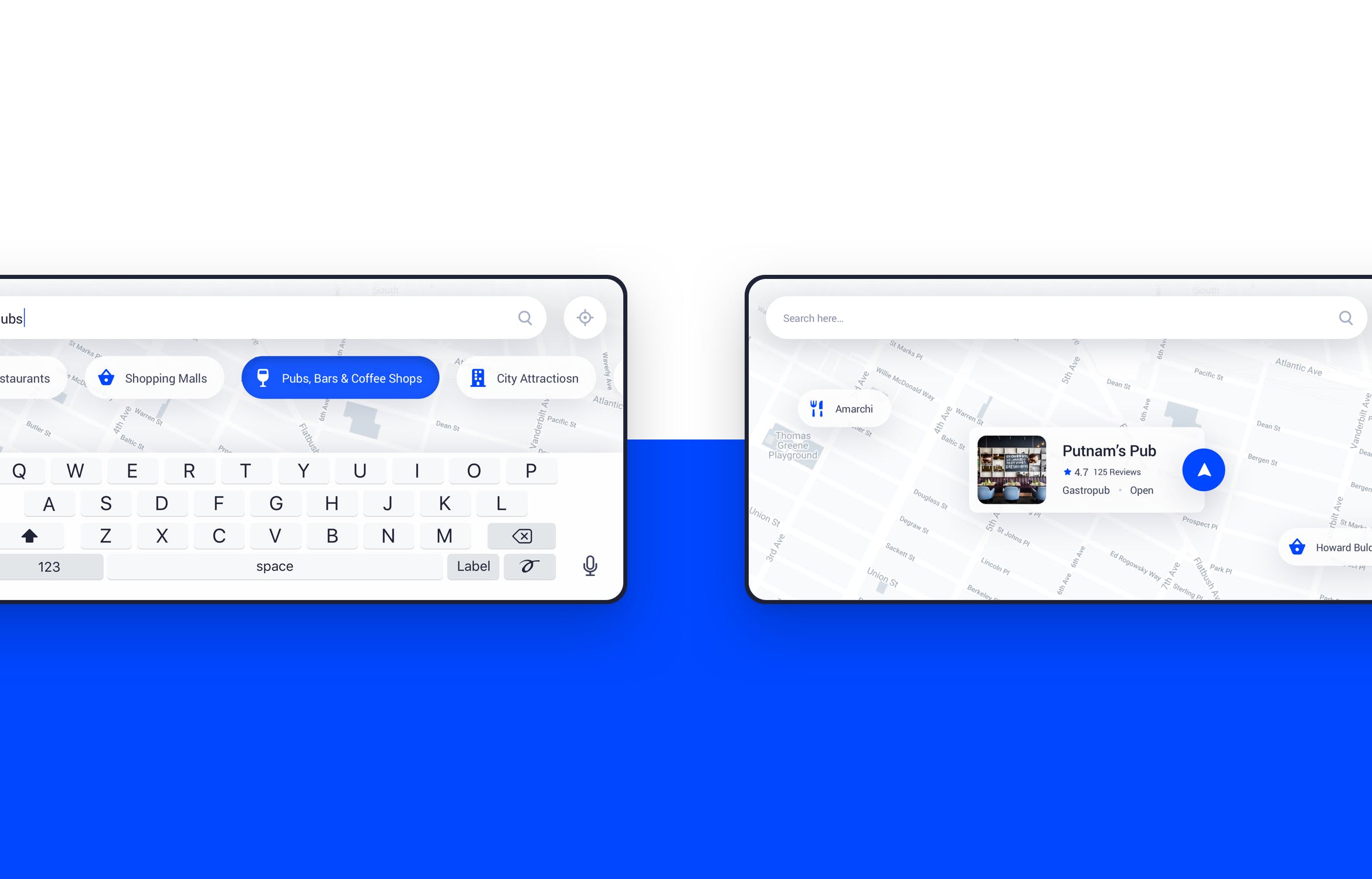 车载导航系统APP应用界面设计UI套件[PSD, SKETCH, XD] Navi App – Car Navigation Map iOS & Android App插图(2)