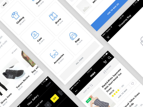 Max 电商应用界面素材之家精选sketch素材