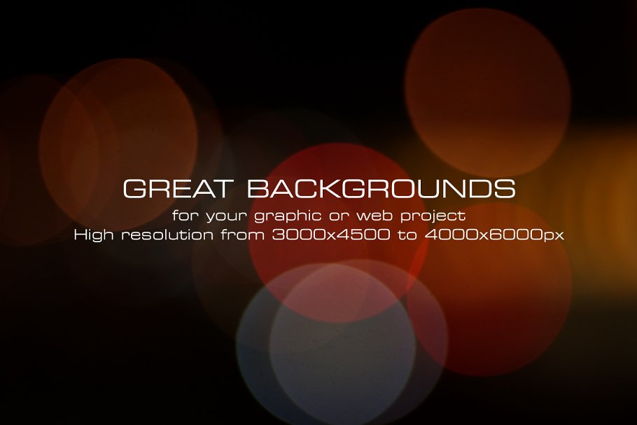 高分辨率散景照片素材 HiRes Bokeh Photo Pack插图(1)