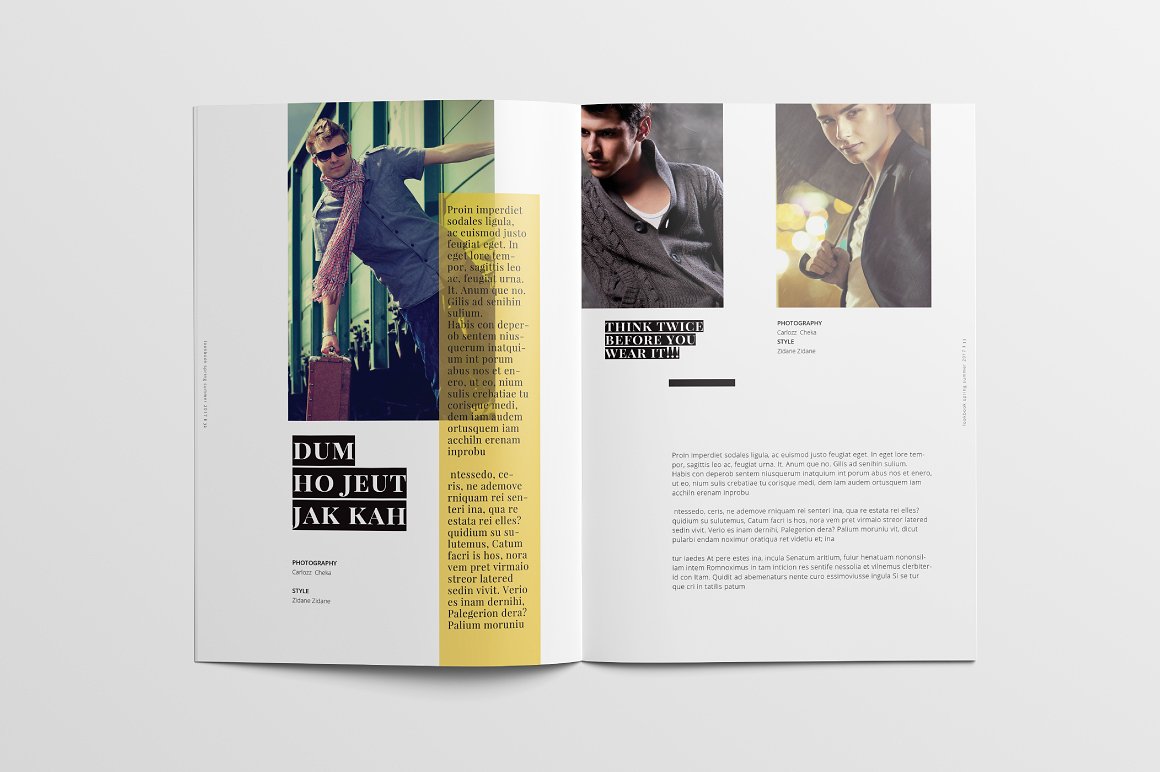 时尚极简的代言人简介杂志模板下载[indd]插图(15)