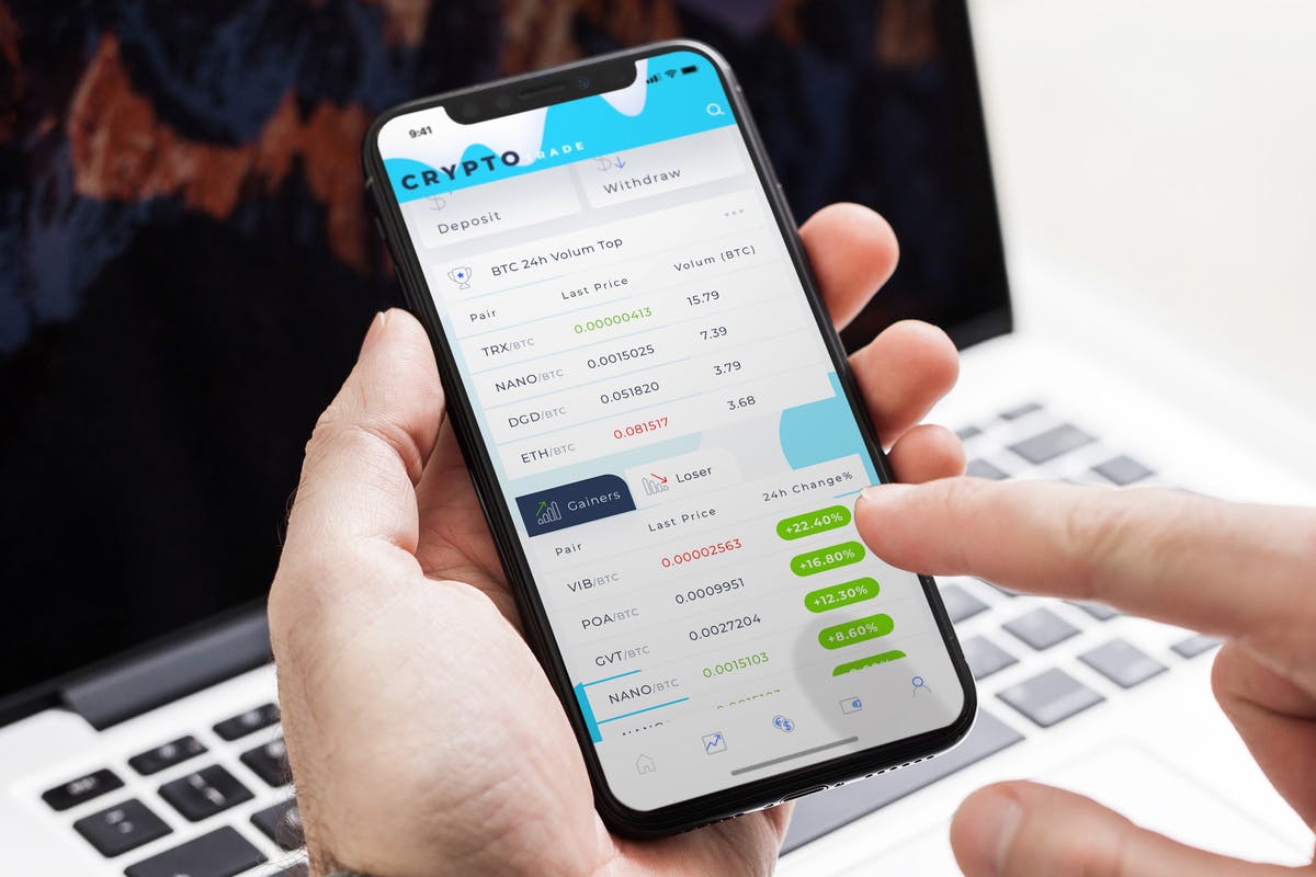 加密货币交易市场APP应用主页界面模板 Crypto Trade Home Part 2 Mobile Ui插图