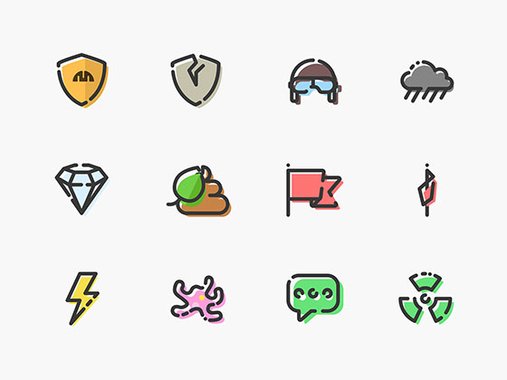 Crazy 图标集素材之家精选sketch素材