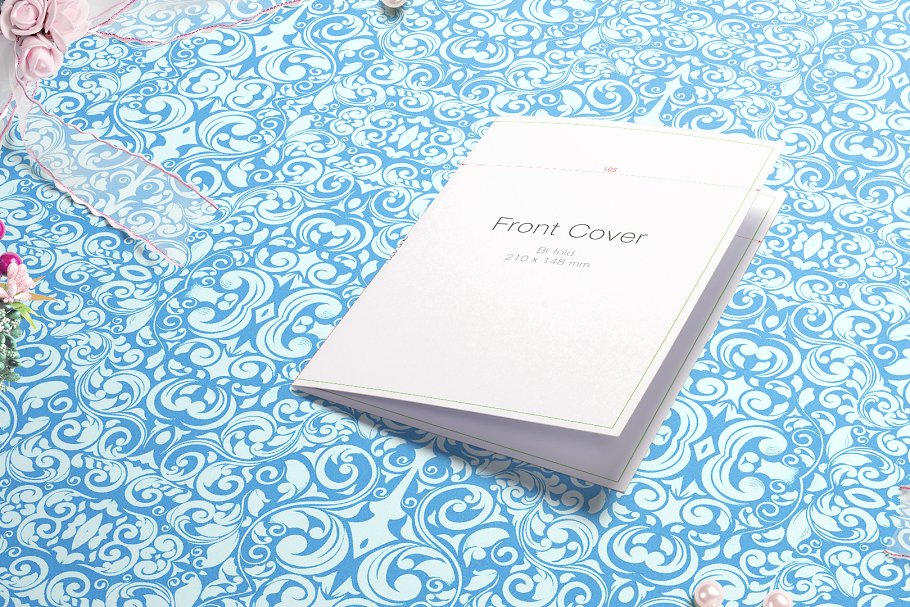 婚礼贺卡邀请卡样机 Wedding Greeting Cards mockups v.1插图(5)