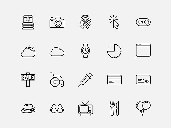 100 枚常用图标素材之家精选sketch素材