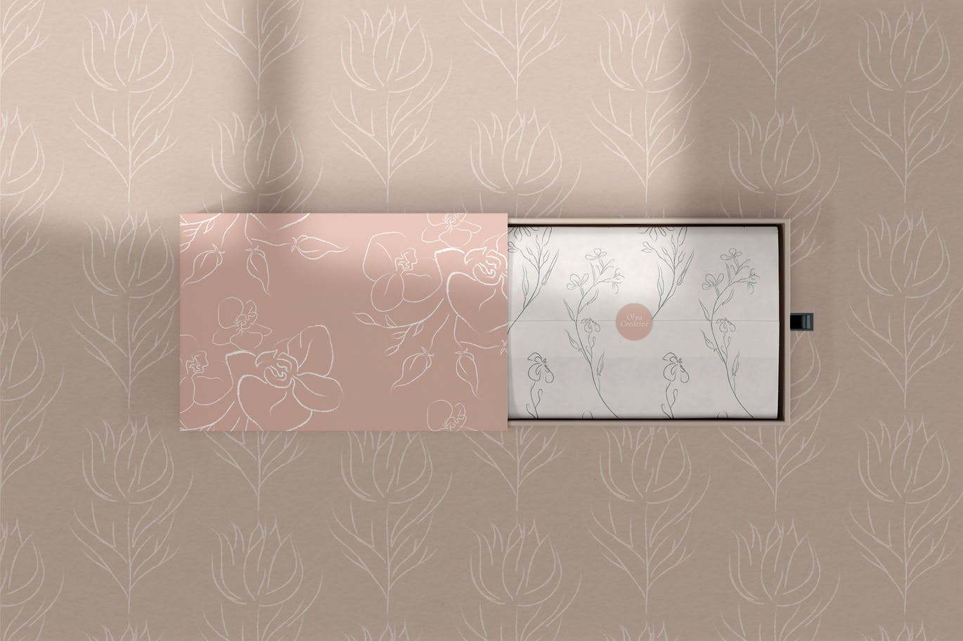 线绘花卉手绘图案超级素材包[3GB] Line Drawing Floral Patterns ~ EPS, SVG, PAT, PNG插图(6)