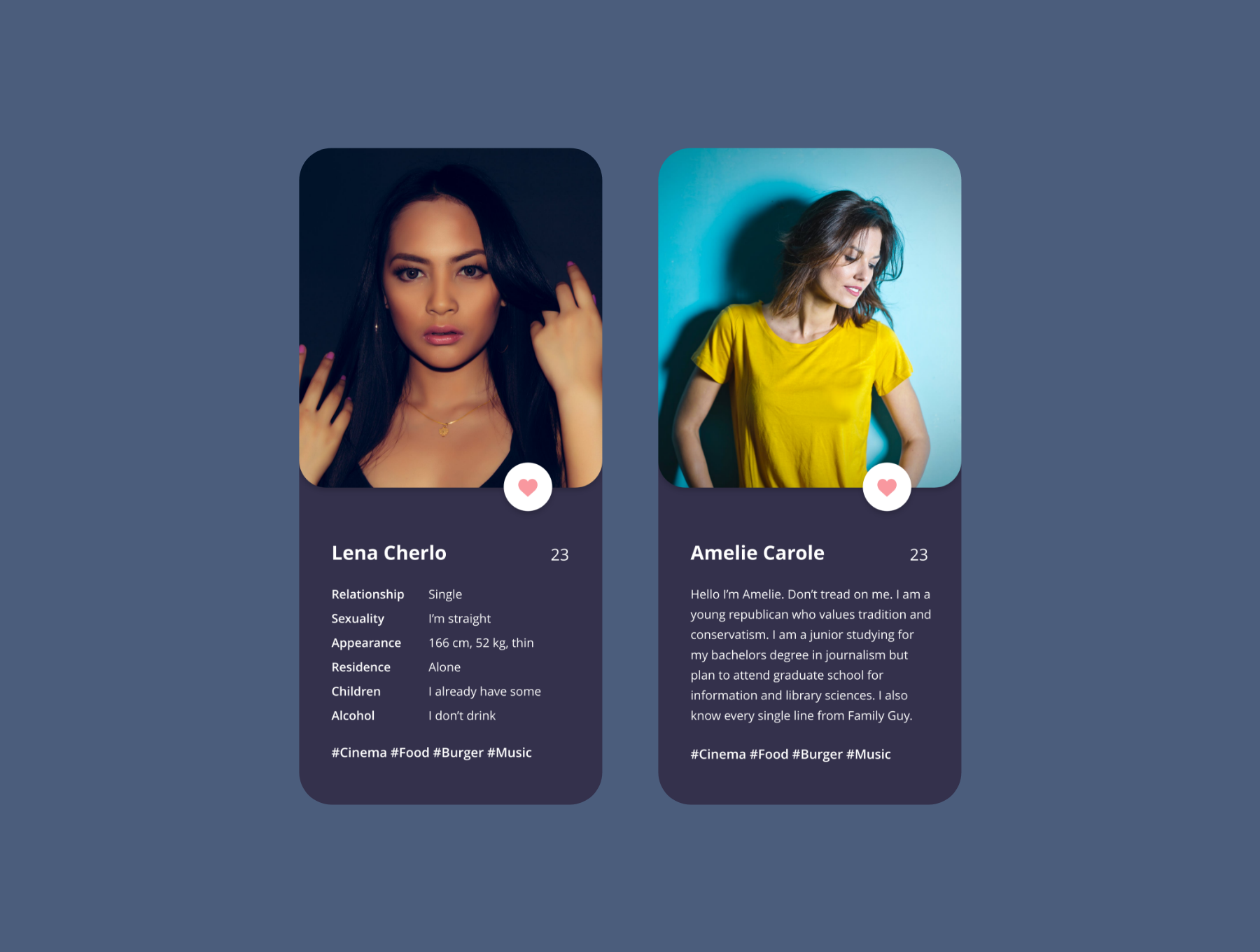 素材库下午茶：相亲交友APP UI KIT套装下载插图(2)