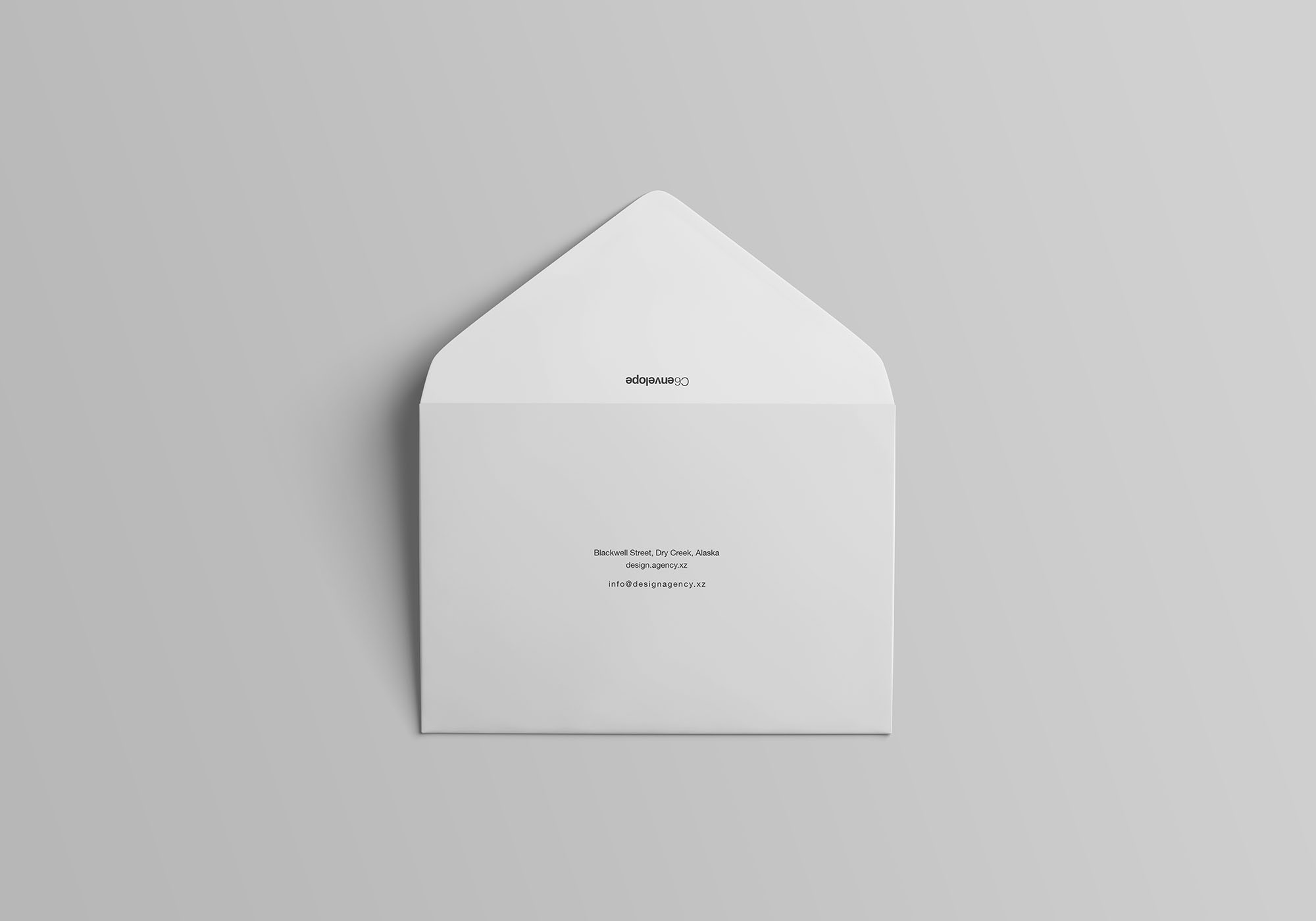 C6信封外观设计样机模板 C6 Envelope Mockup插图(2)