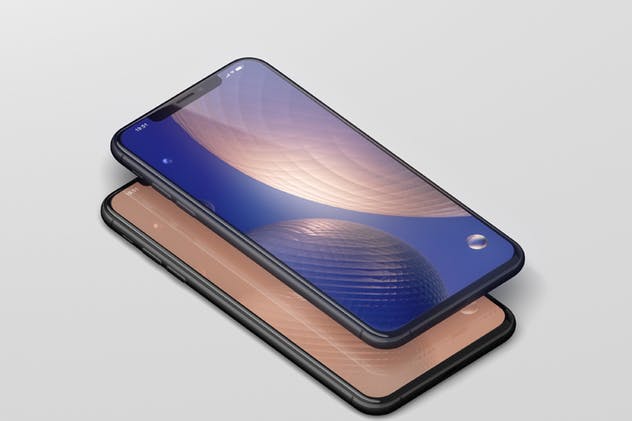 高品质的iPhone XS Max智能手机样机模板 Phone XS Max Mockup插图(12)