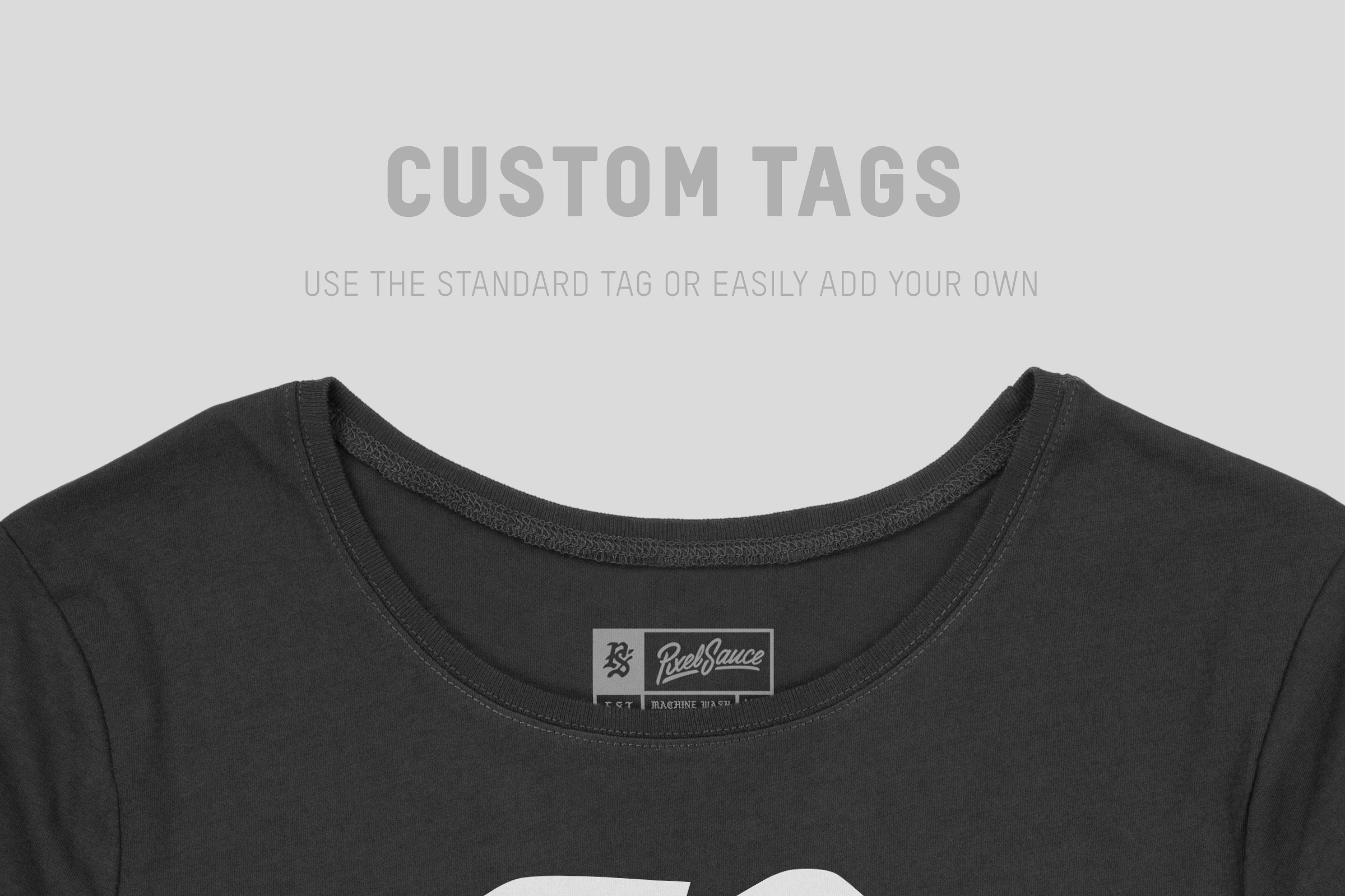 超短款女士T恤服装样机 Bella Canvas 6681 Women’s Crop Tee插图(6)